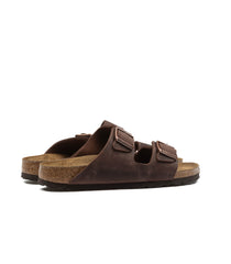 Birkenstock Arizona Sfb Habana Oiled Leather Suola Morbida Narrow Fit