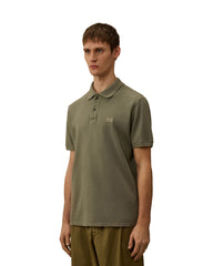C.P. Company 24/1 Piquet Pigment Dyed Short Sleeve Polo