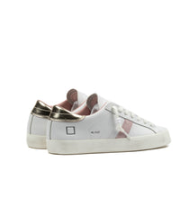 D.A.T.E. Hill Low Calf White-Platinum