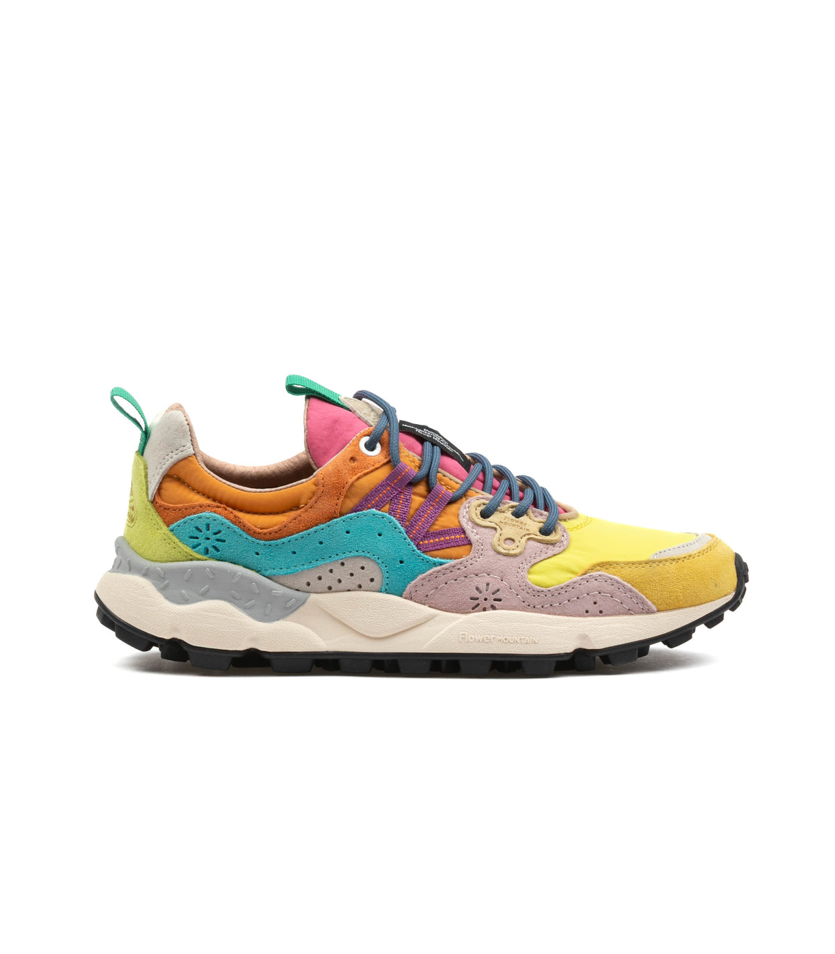 Flower Mountain Yamano 3 Suede Nylon Yellow Light Lie