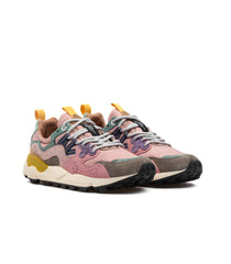 Flower Mountain Yamano 3 Suede Nylon Light Grey Cipria Light Pink Donna