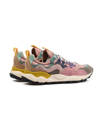 Flower Mountain Yamano 3 Suede Nylon Light Grey Cipria Light Pink Donna