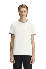 Fred Perry Twin Tipped T-Shirt Riga Collo