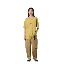 Gramicci Footprints Tee Pigment Dyed Sulphurpigment