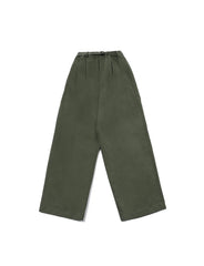 Kappy Two Tuck Wide Pants Khaki