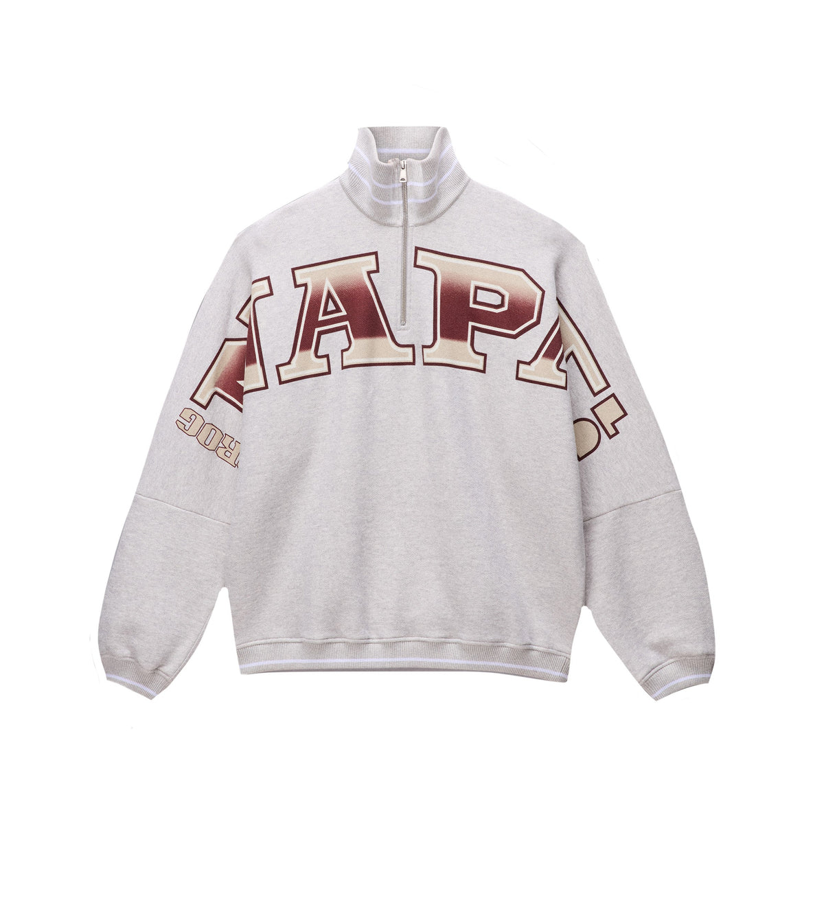 Felpa Half Zip Pdf B-Pdf Hz Nature Grey Mel 430