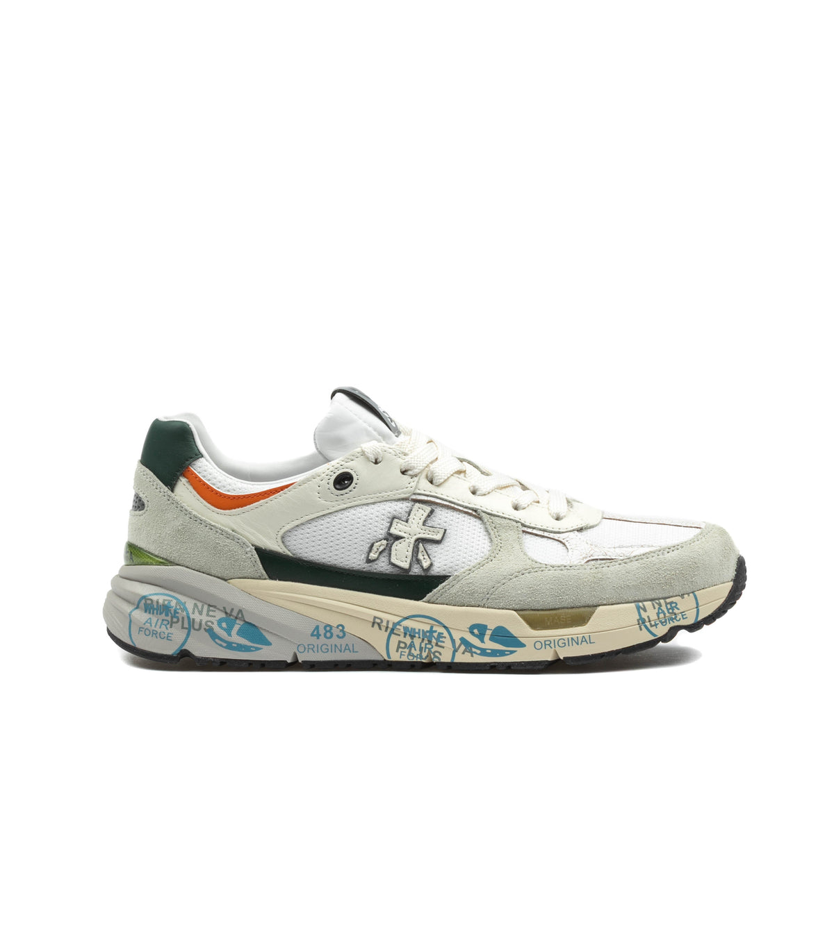Premiata Mase 8111 Bianco CrepÈ Multicolor Uomo