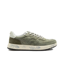 Premiata Nous 8290 Pelle Traforata Verde Uomo