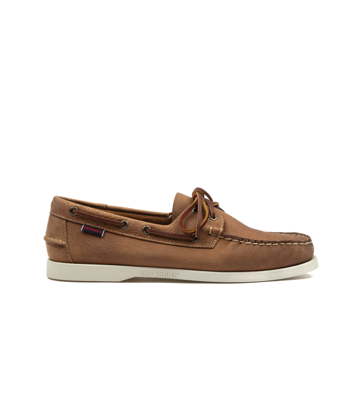 Sebago Docksides Portland Crazy Horse Brown Tan