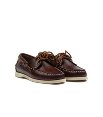 Sebago Docksides Portland Waxed Woman Brown-Honey