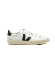 Veja Campo Chromefree Leather Extra White Black Uomo