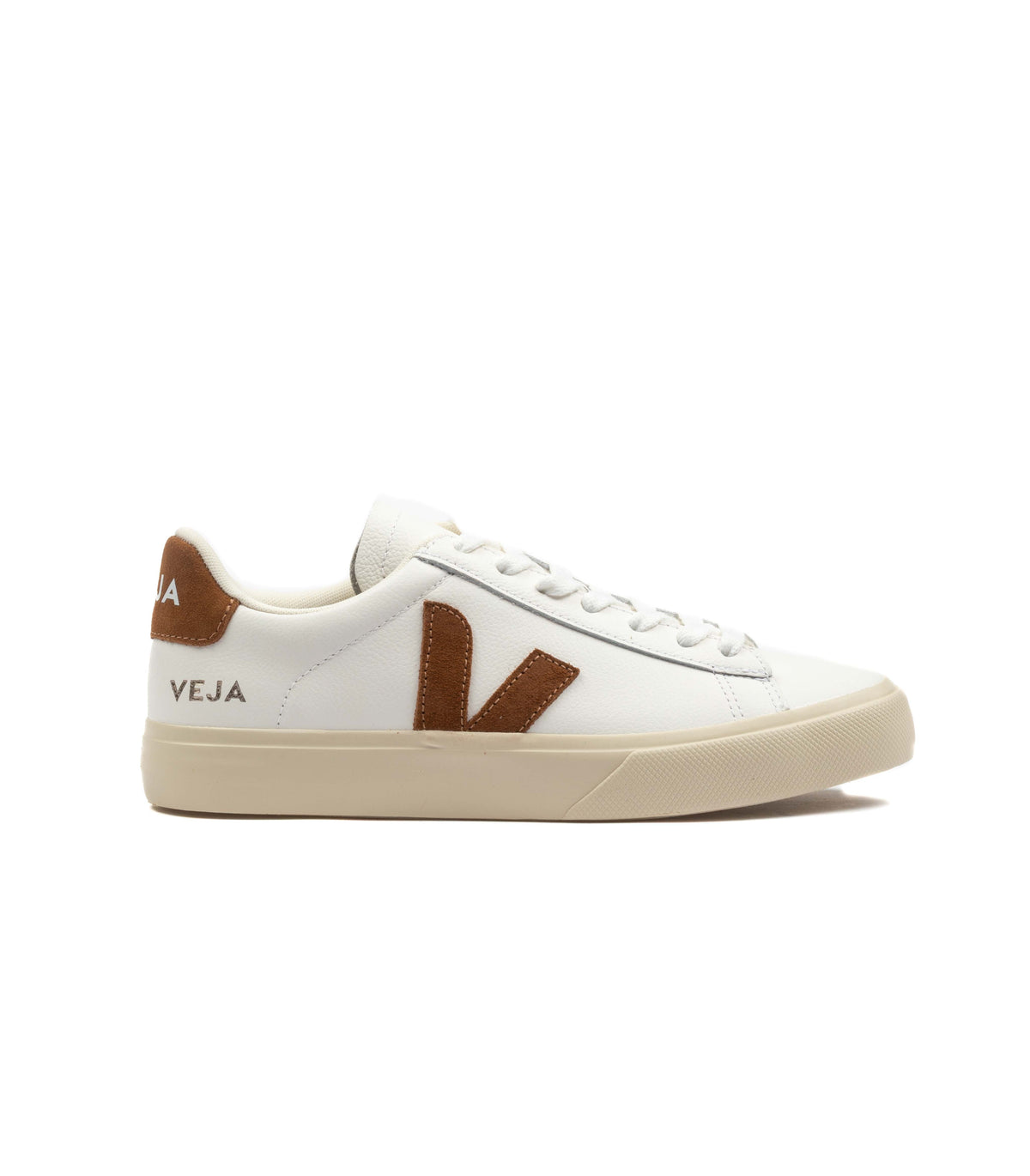 Veja Chromefree Leather Extra Bianco Marrone Donna