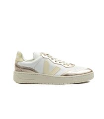 Veja V-90 Leather White Platine