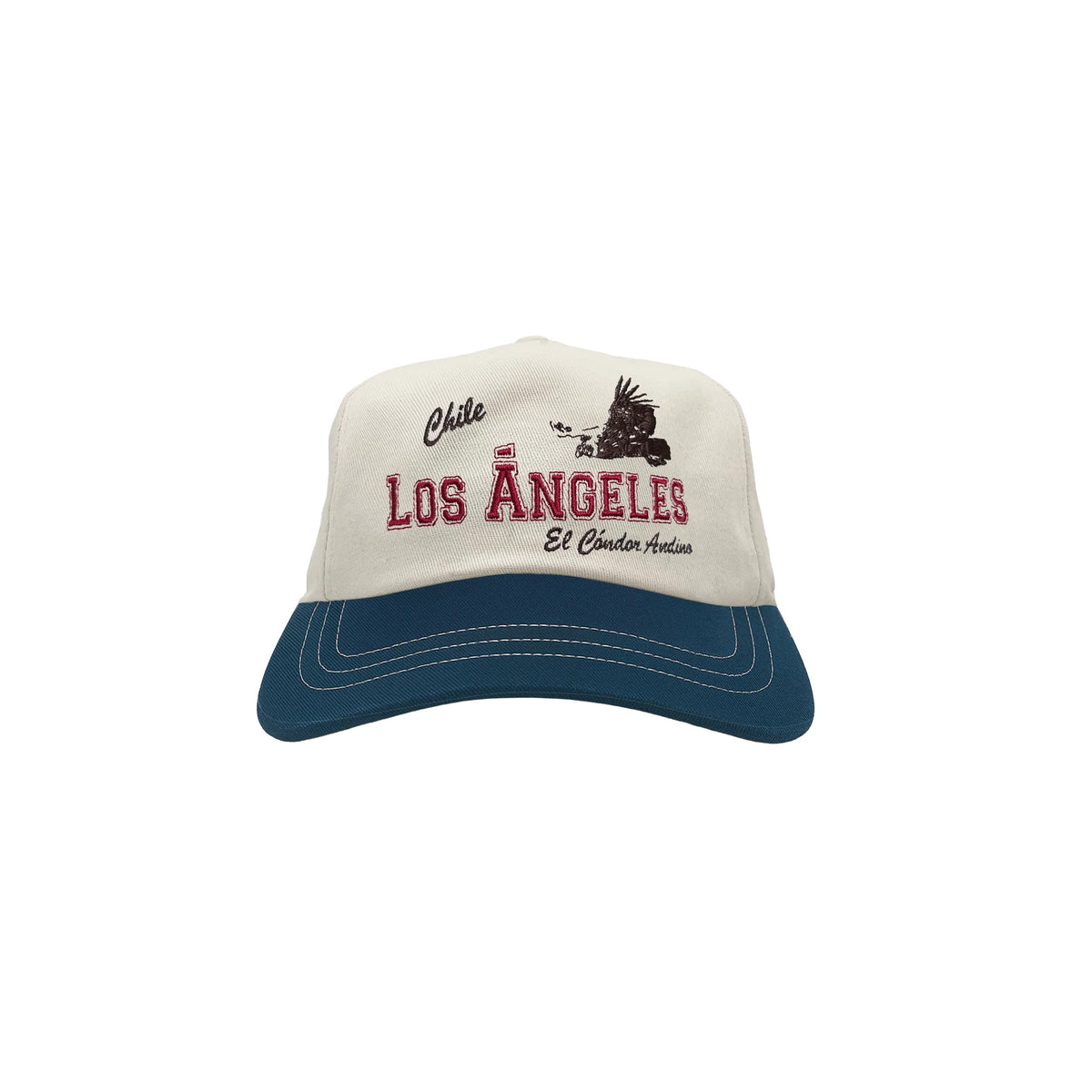 Cappellino Visit Los Angeles Bianco Blu