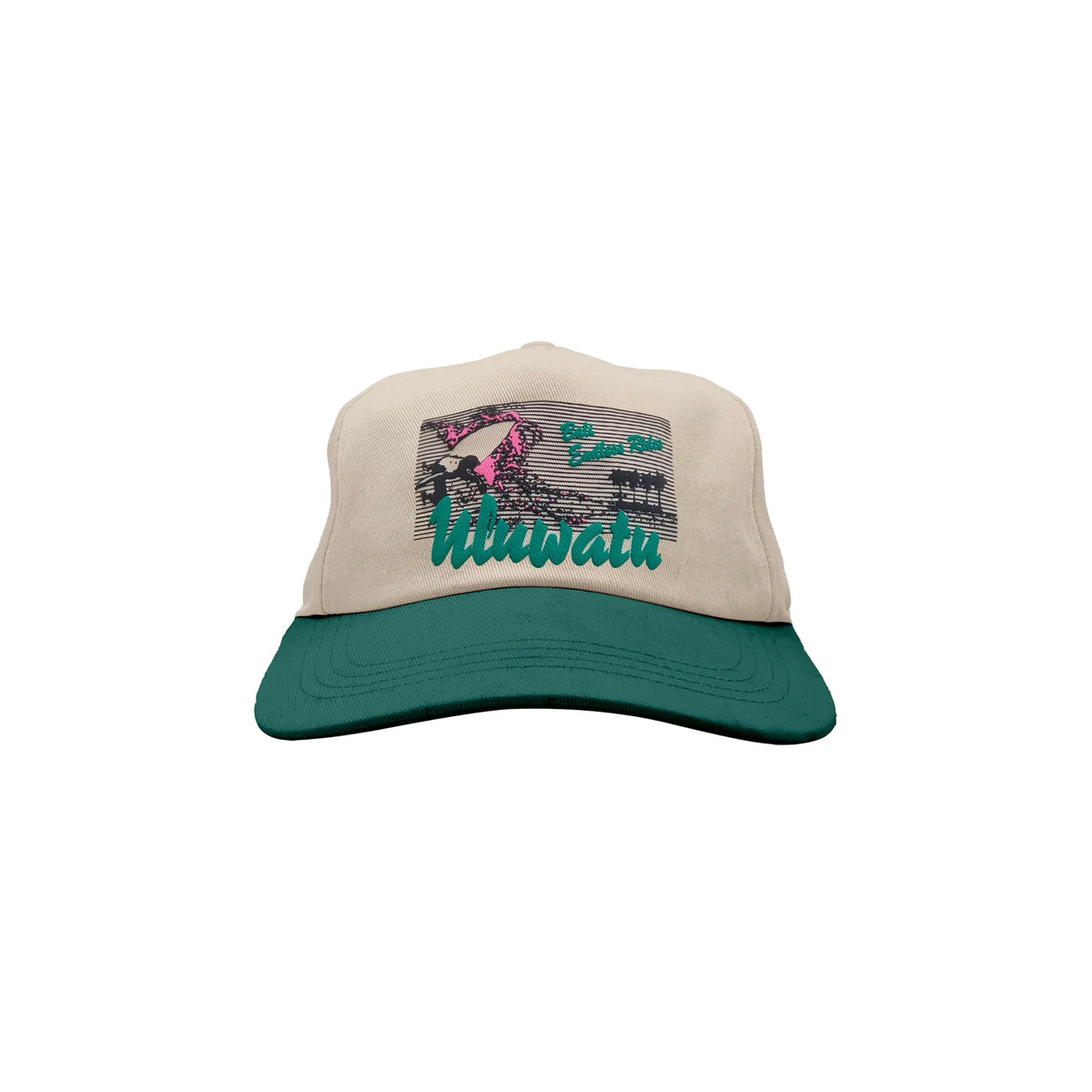 Cappellino Visit Uluwatu Verde Beige