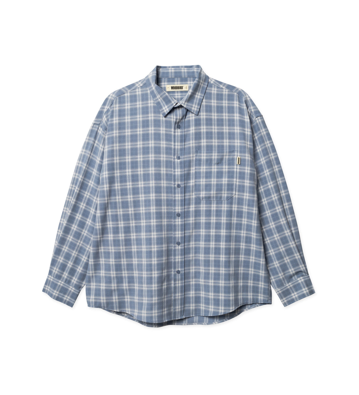Woodbird Camicia Maniche Lunghe Jong Dobby Check