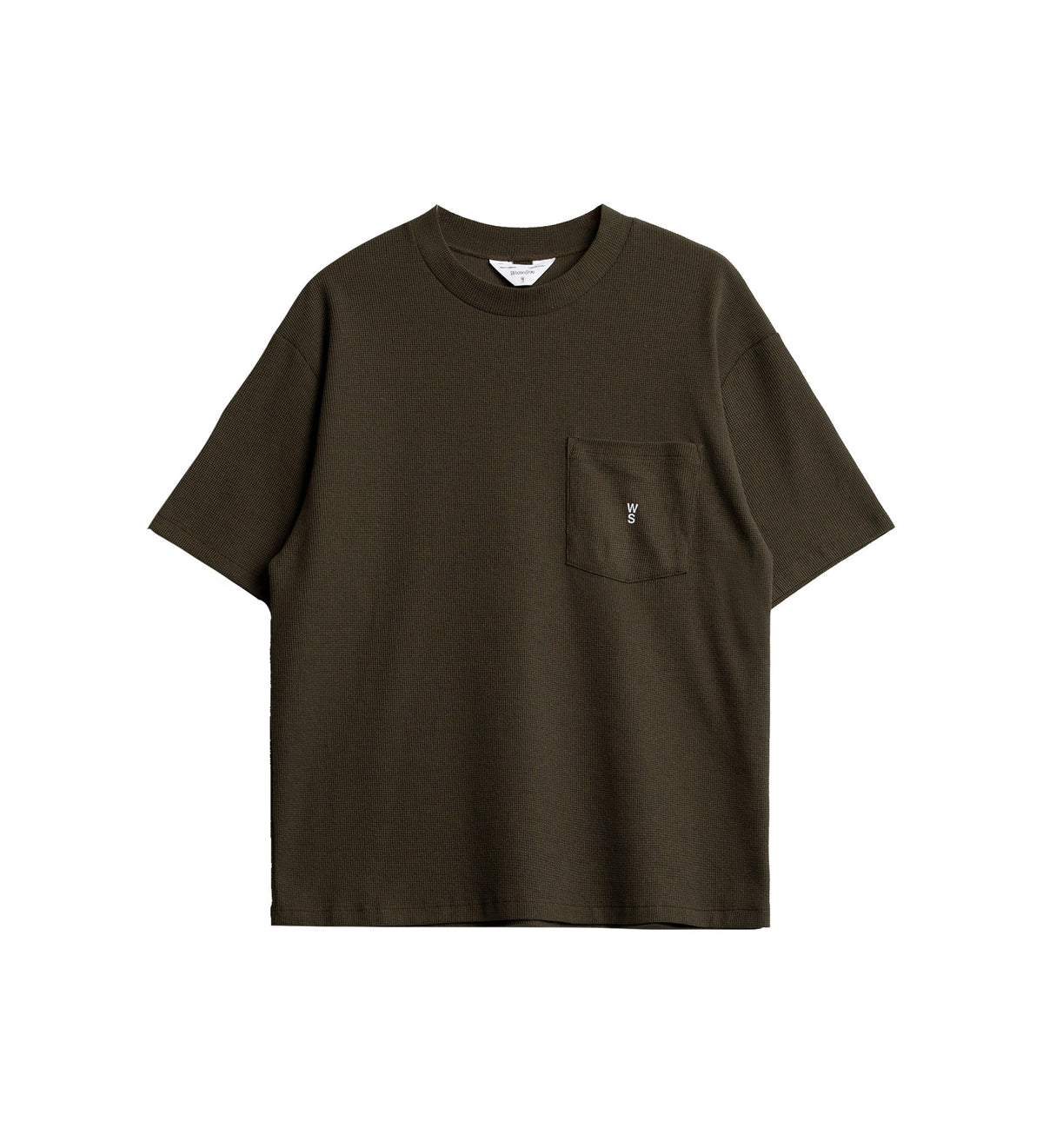 Wooden Crop Tee Waffle Conn Taschino