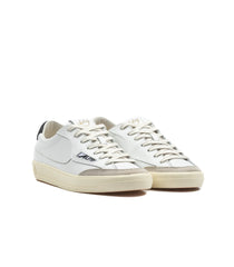 Autry Windscape Leather Suede White Black Donna