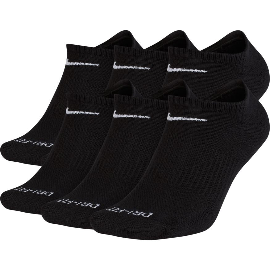 Nike Everyday Plus Cushioned Training No-Show Socks (6 Pairs)