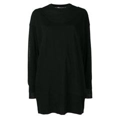 Y-3 WOMEN'S LAYERED KNITTED LONG SWEATER