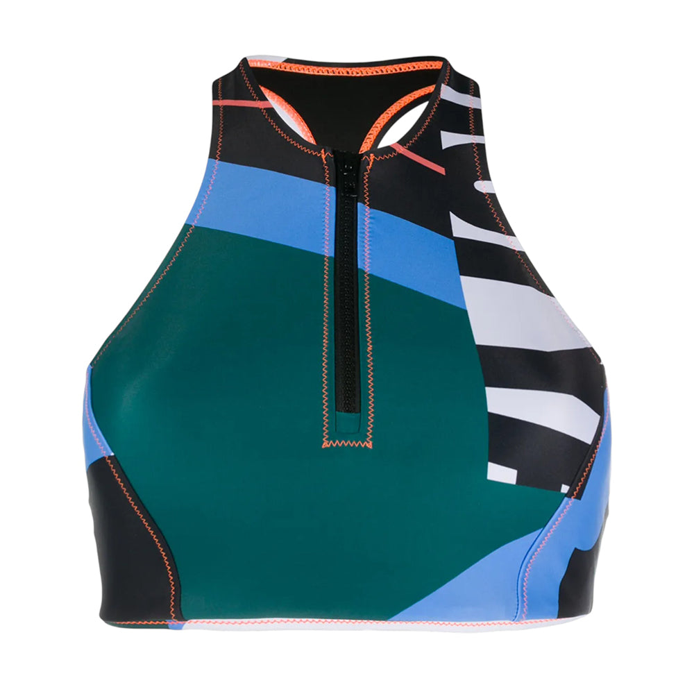 Y-3 WOMEN'S AOP SWIM TOP