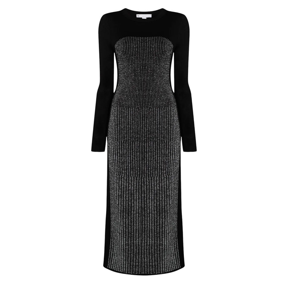 Y-3 WOMEN'S CH1 REFLECTIVE KNIT DRESS