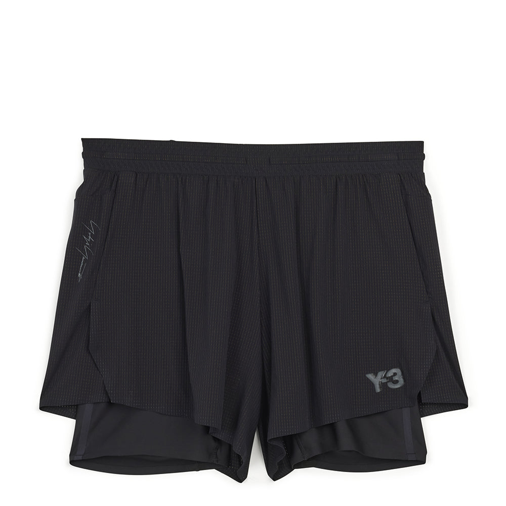 Y-3 RUNNING SHORTS WITH TIGHTS