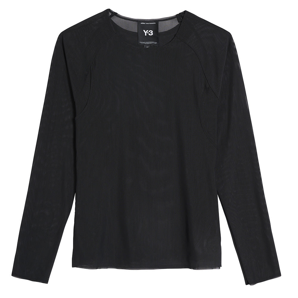 Y-3 MESH FITTED TEE