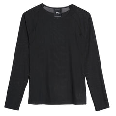 Y-3 MESH FITTED TEE