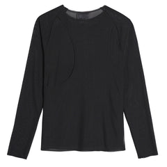Y-3 MESH FITTED TEE