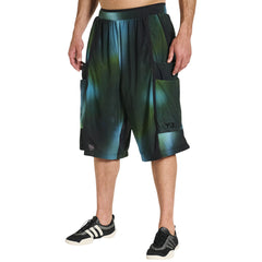 Y-3 ALLOVER PRINT MESH SHORTS