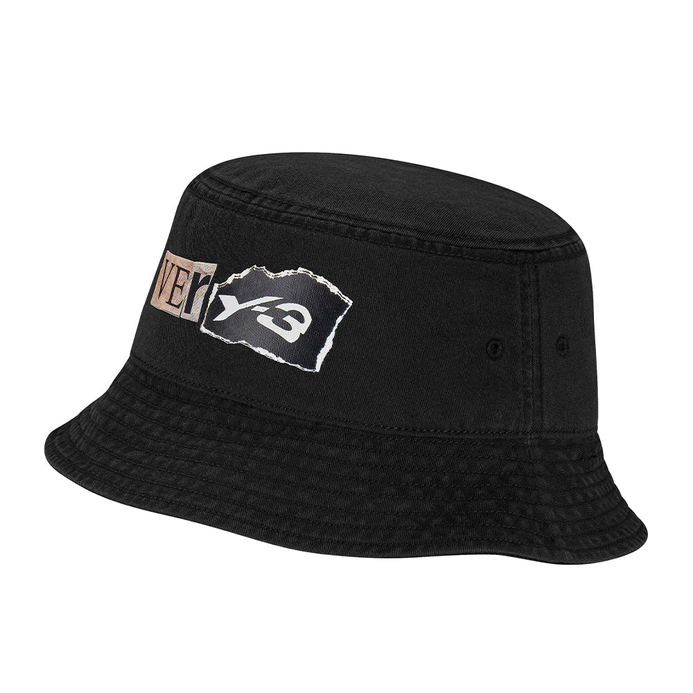 Y-3 GRAPHIC BUCKET HAT