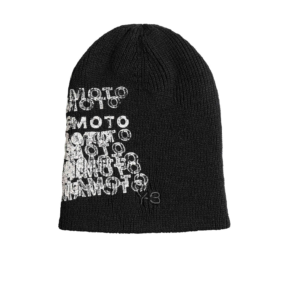 Y-3 GRAPHIC BEANIE