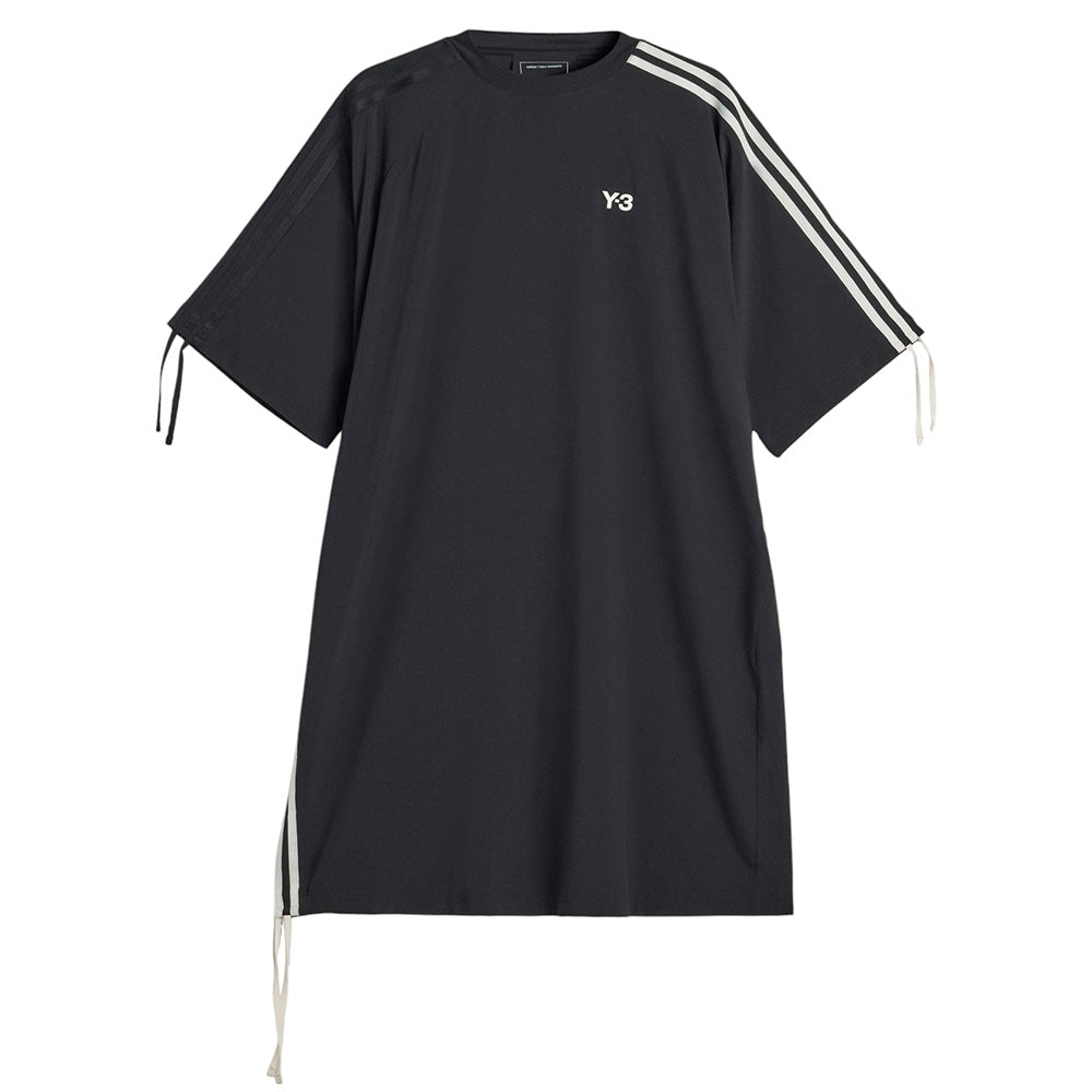 Y-3 CINCH 3 STRIPES OVERSIZED TEE DRESS