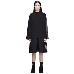 Y-3 SPORT UNIFORM RAW CUT 3-Stripes SHORTS