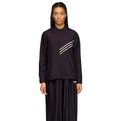 Y-3 RAW EDGE 3 STRIPES SHIRT