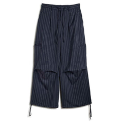 Y-3 PINSTRIPE UT STRAIGHT LEG PANTS