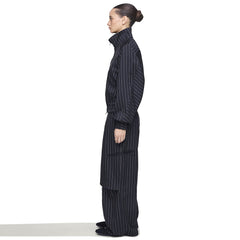 Y-3 PINSTRIPE UT STRAIGHT LEG PANTS
