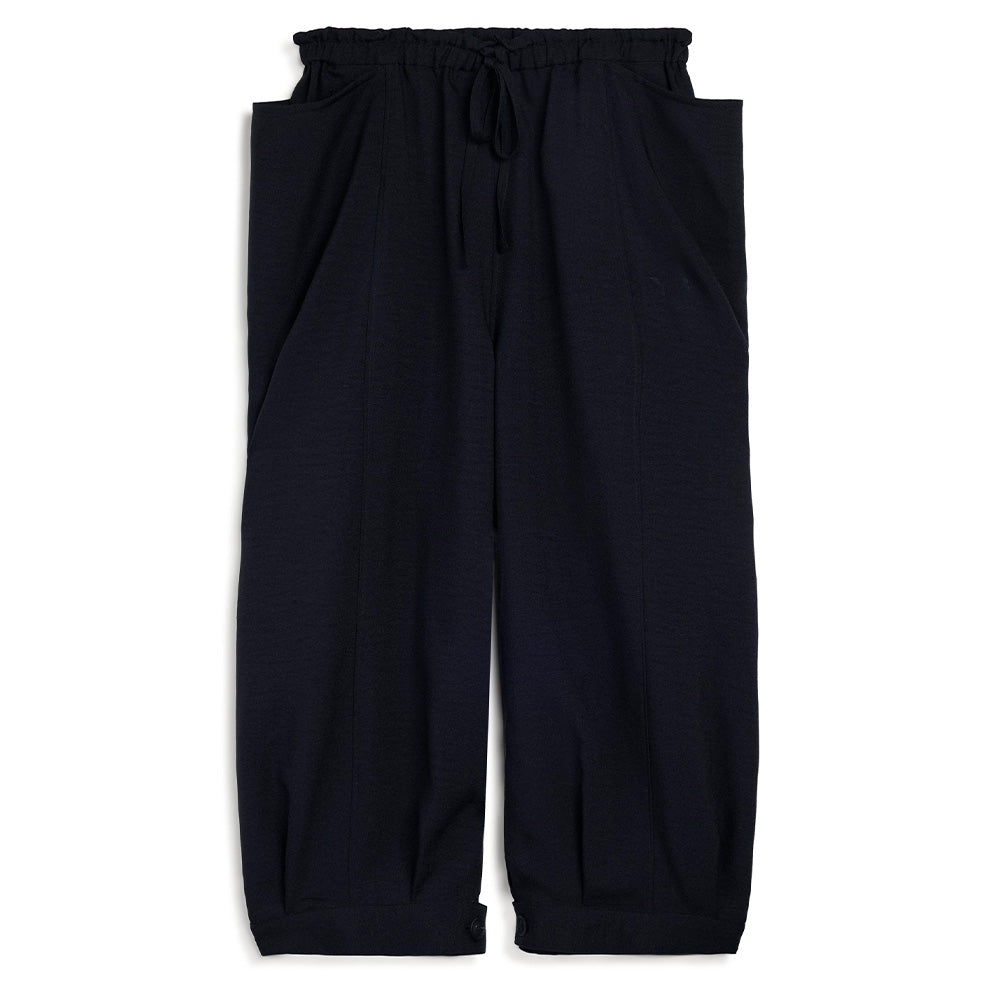 Y-3 CROPPED TOP FLARED SPORT UNIFORM TRACK PANTS