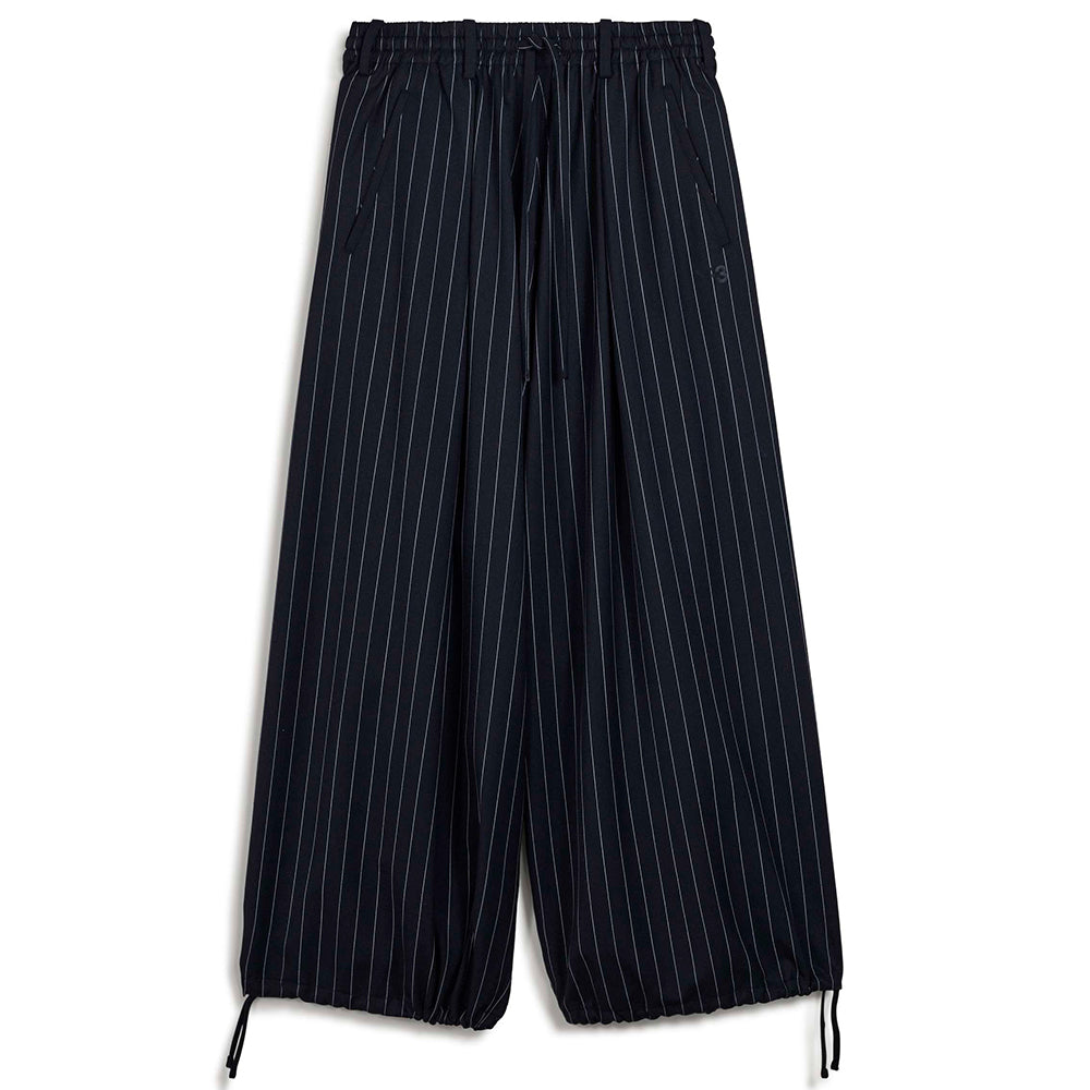 Y-3 REFINED WOOL CROPPED WIDE LEG PANTS