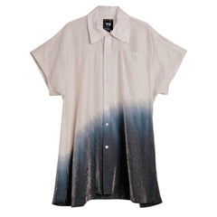 Y-3 SHORT SLEEVE DIP DYE UTILITY OVERSHIRT
