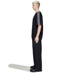 Y-3 RAW EDGE 3-STRIPES SHORT SLEEVE TEE