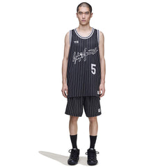 Y-3 MESH PINSTRIPE SHORTS