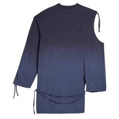 Y-3 DIP DYE CINCHED DRAPE TEE