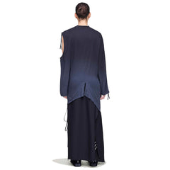 Y-3 DIP DYE CINCHED DRAPE TEE