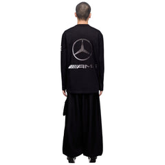 Y-3 MERCEDES CHAOS LOGO LONG SLEEVE TEE