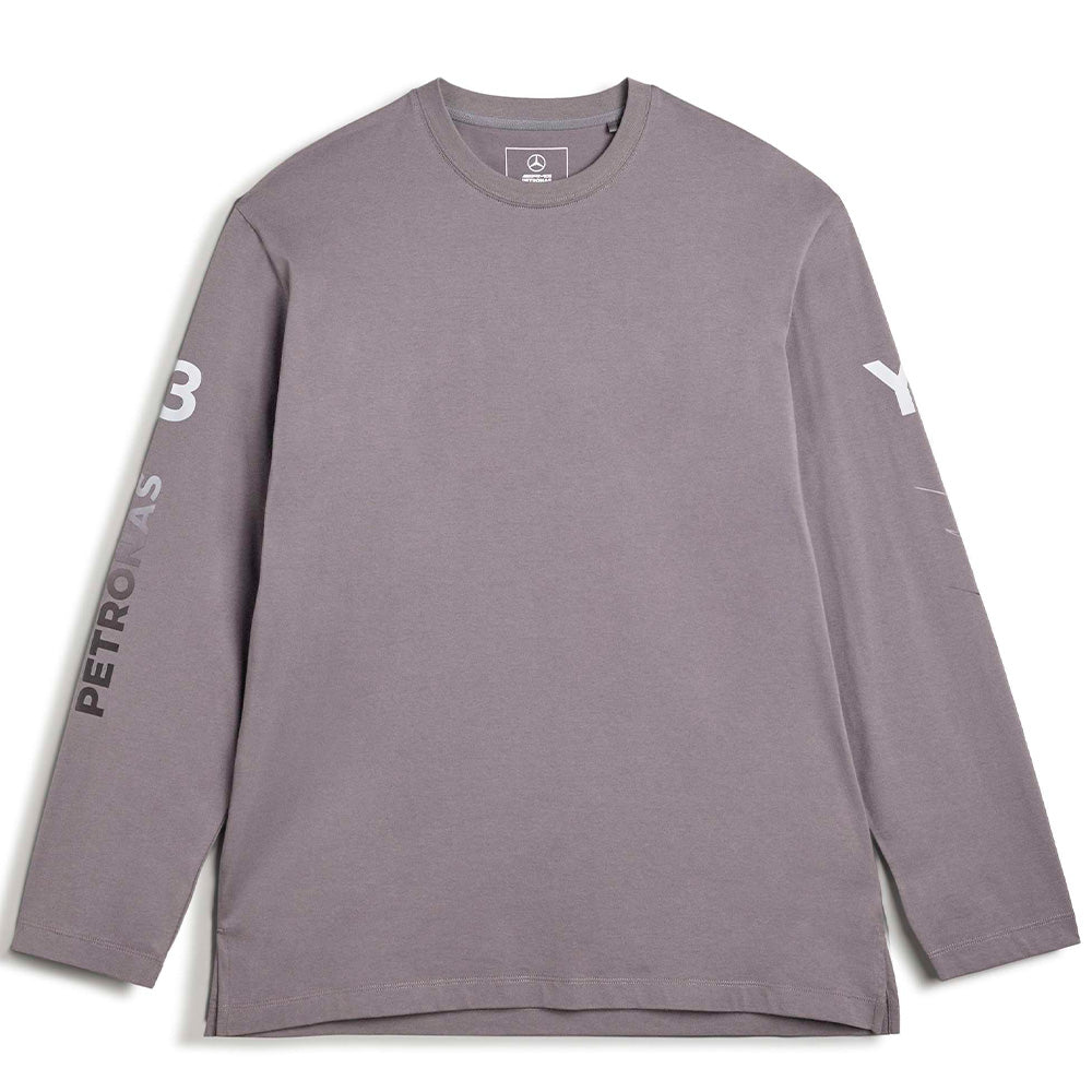 Y-3 MERCEDES CHAOS LOGO LONG SLEEVE T-Shirt