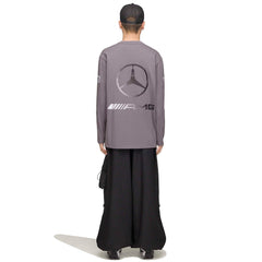 Y-3 MERCEDES CHAOS LOGO LONG SLEEVE T-Shirt