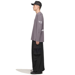 Y-3 MERCEDES CHAOS LOGO LONG SLEEVE T-Shirt