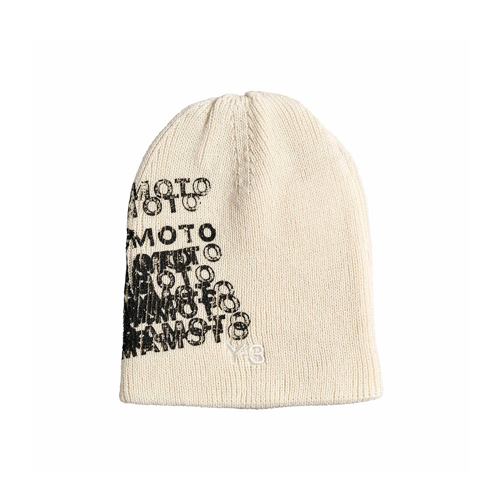 Y-3 GRAPHIC BEANIE
